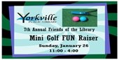Mini Golf FUN Raiser, January 26th 