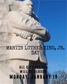 City Offices Closed, January 19th 