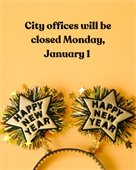 City Offices Closed – Holiday Schedule