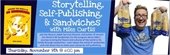 Storytelling, Self-Publishing, & Sandwiches with Mike Curtis, November 9th from 6 – 7:30pm at the Yorkville Public Library 