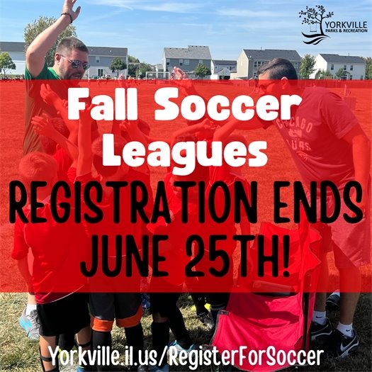 REGISTER NOW FOR FALL YOUTH SPORTS LEAGUES! 