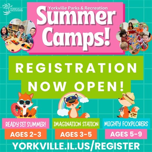 Beat the Summer Boredom with Yorkville Parks & Recreation Summer Camps!