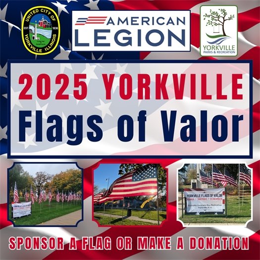 Flags of Valor 2025 - Recognize and honor a veteran in your life by sponsoring a flag!