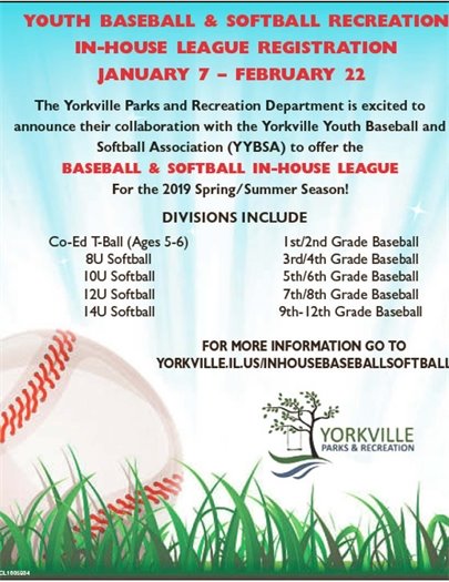 Youth Baseball & Softball Registration