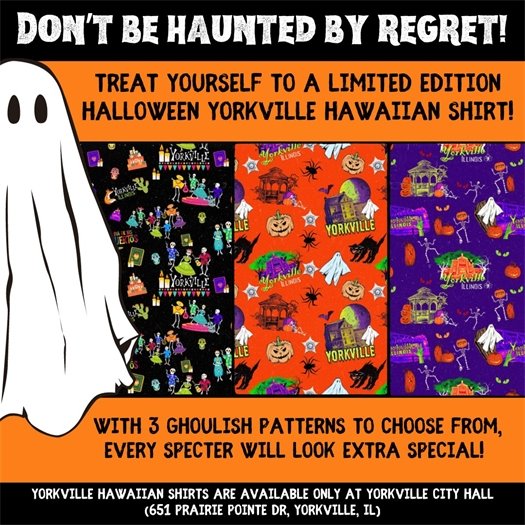 Limited Edition Halloween Yorkville Hawaiian Shirt Available!