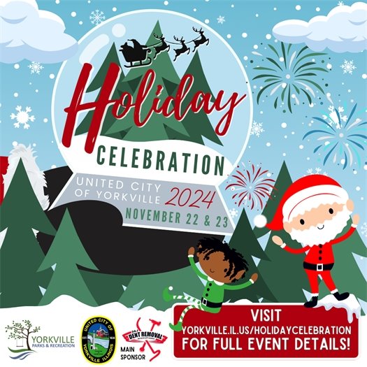 SAVE THE DATE! UNITED CITY OF YORKVILLE HOLIDAY CELEBRATION  NOVEMBER 22 & 23