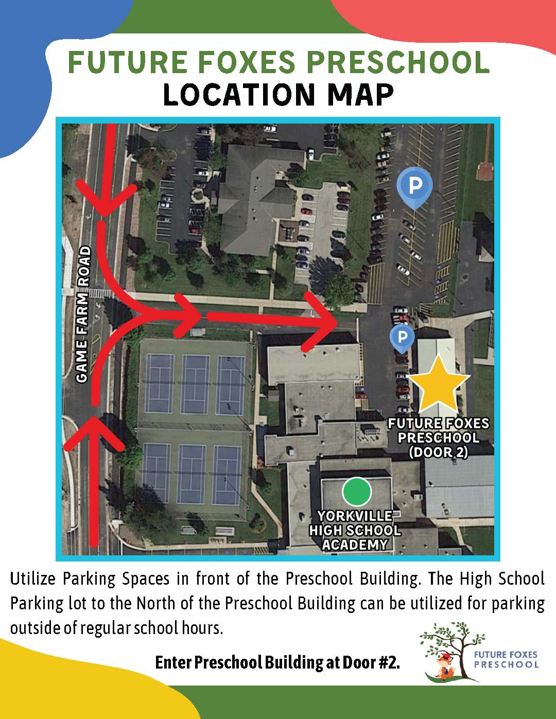 Future Foxes Preschool General Location Map