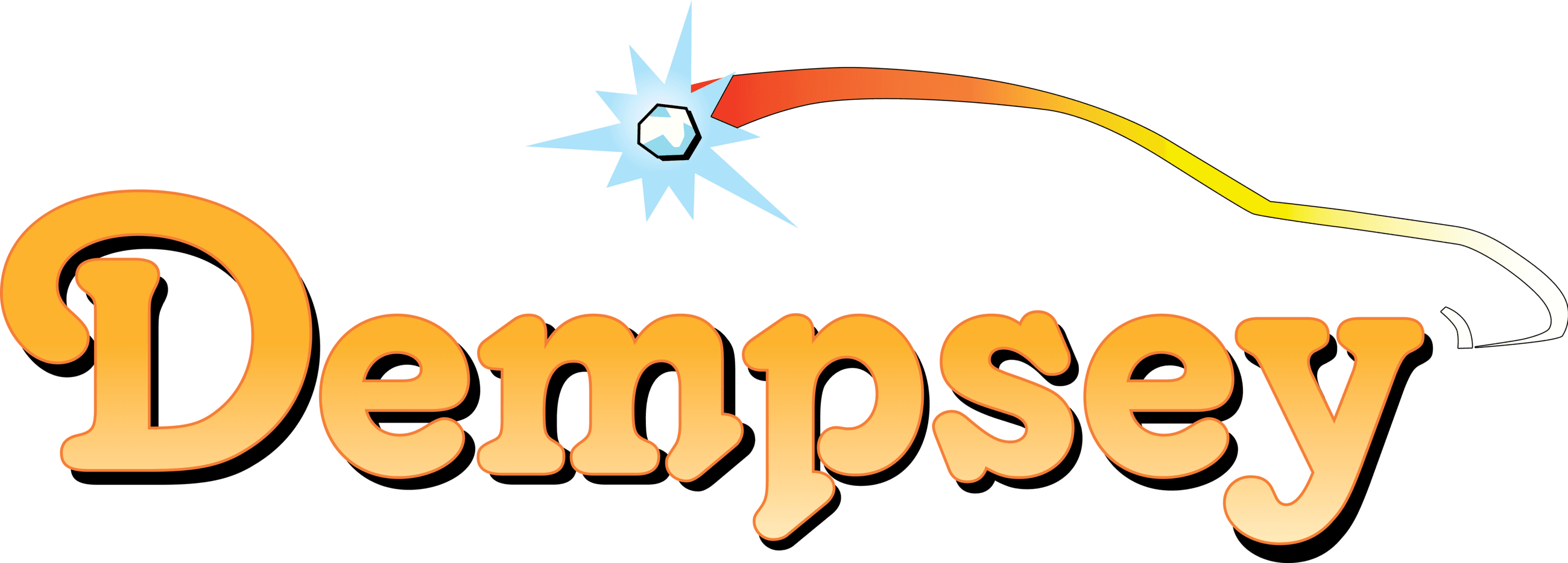 Dempsey New Logo - with outlined asteroid