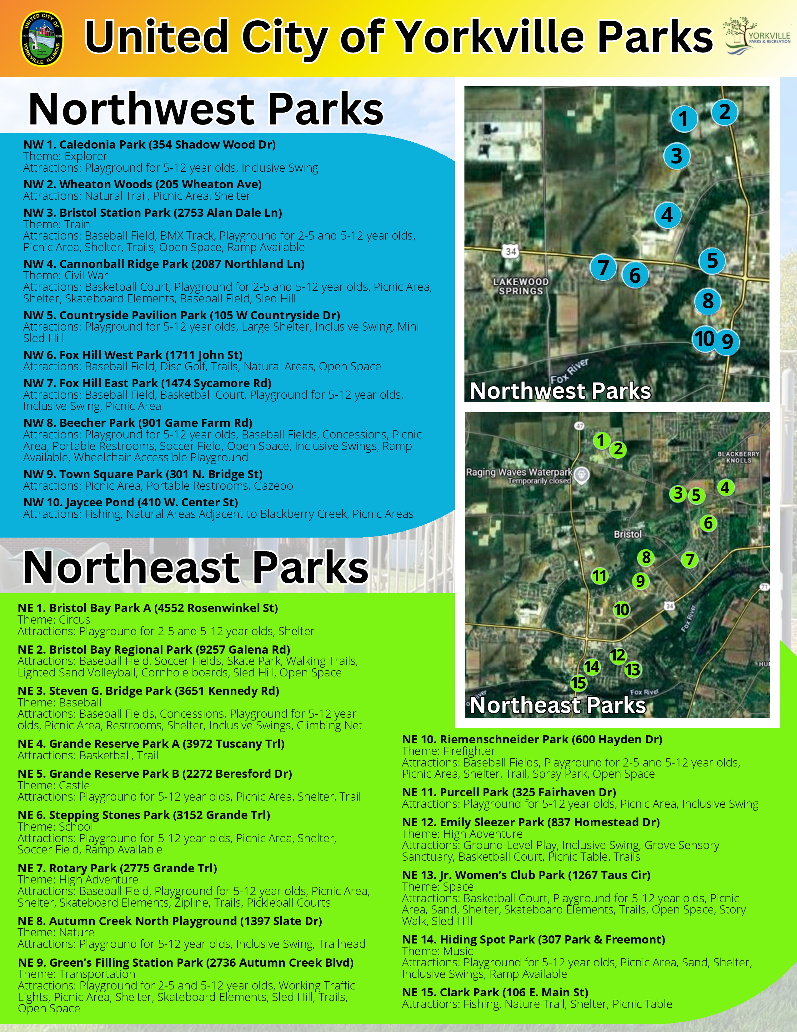 Parks Map Page 1 (2025)