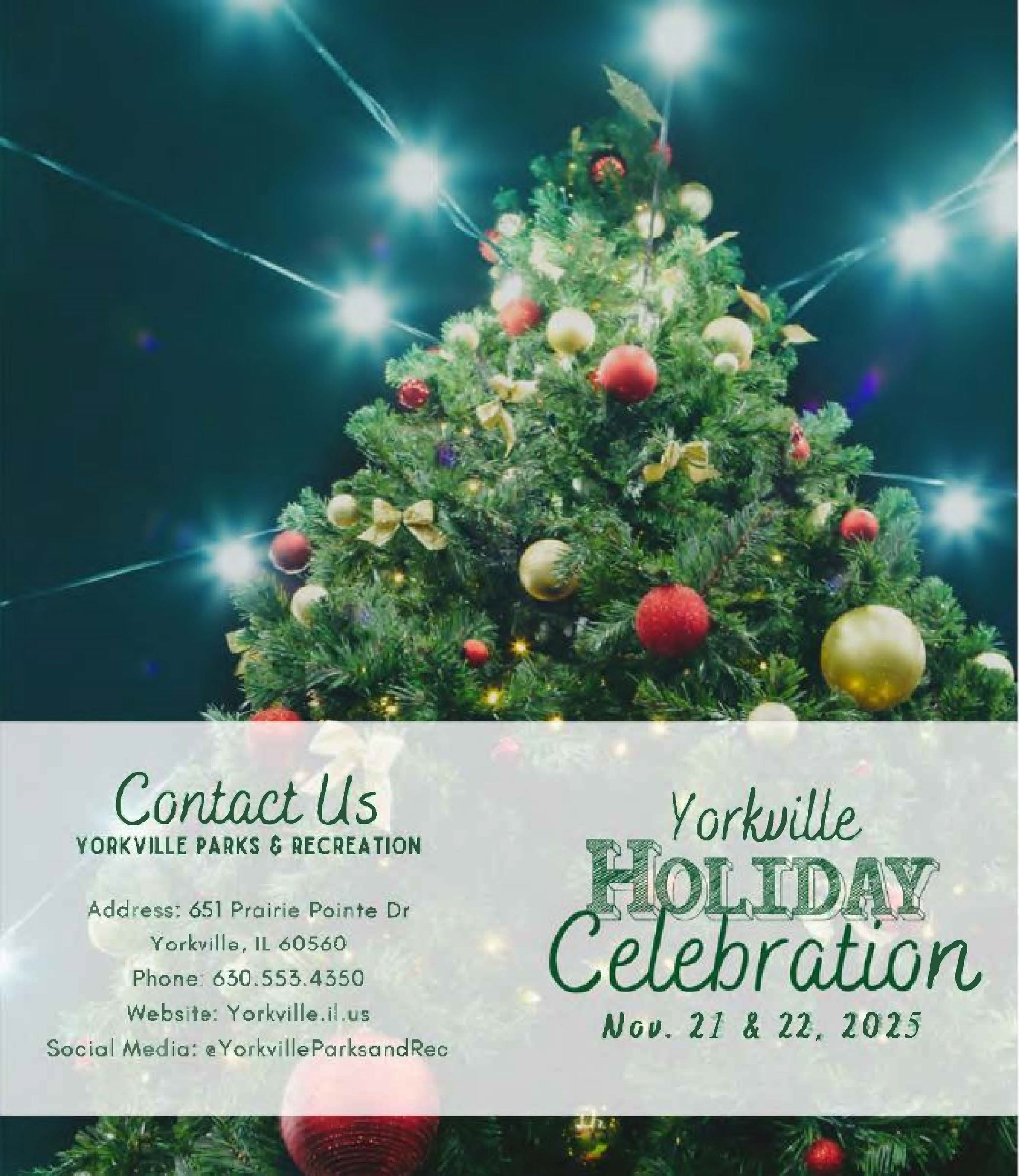 2025 Holiday Celebration Cover Page