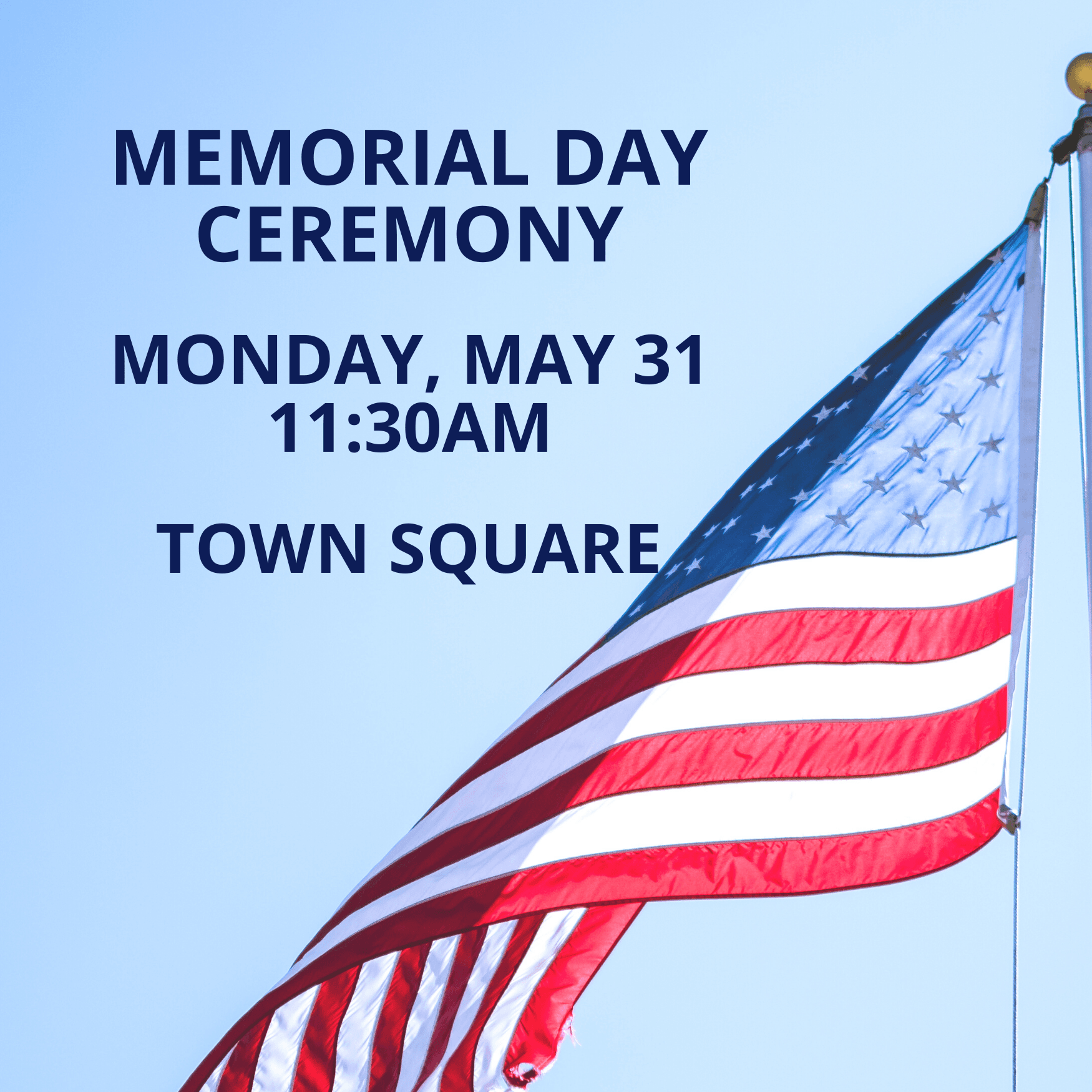 Memorial Day Ceremony 2021