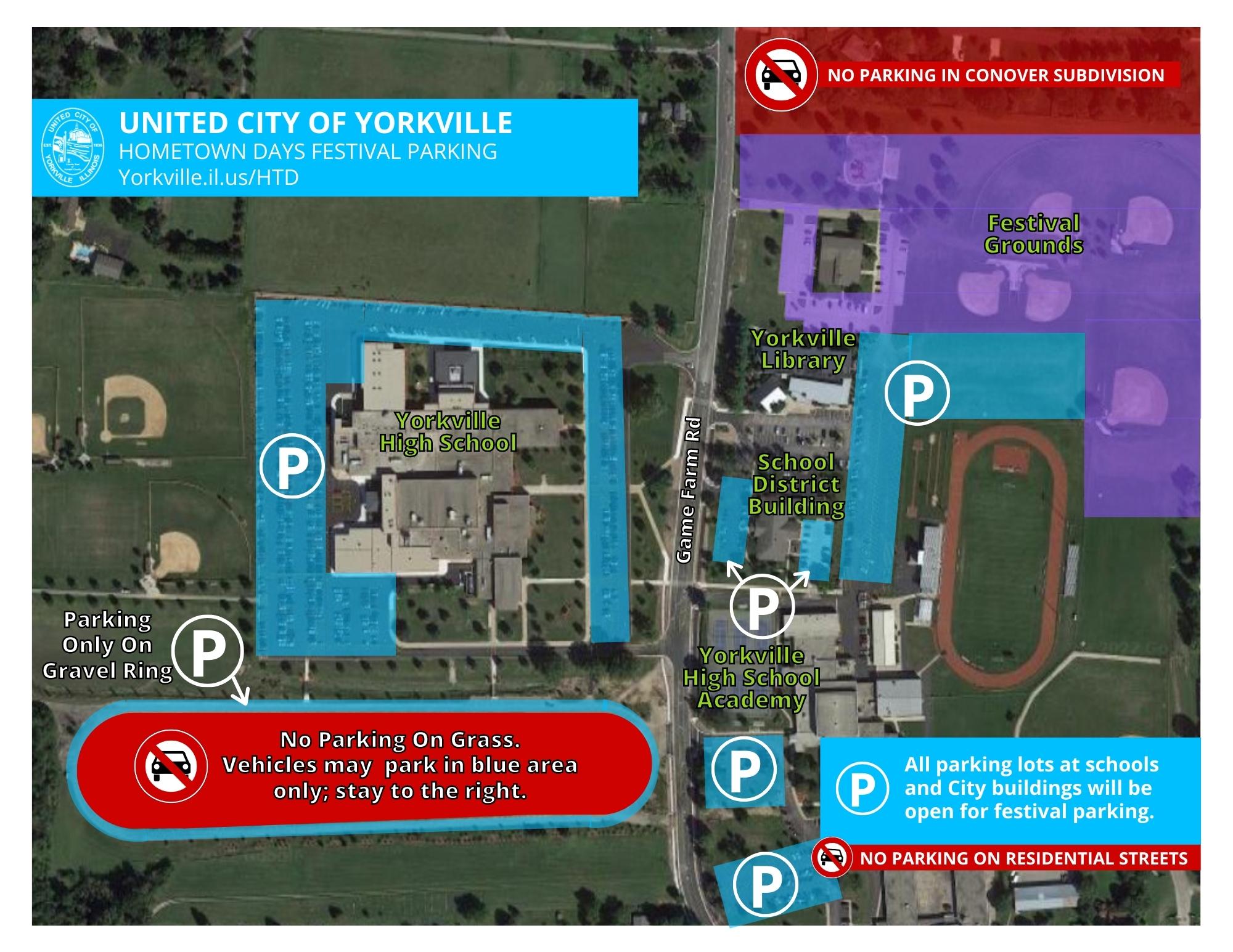 HTD Parking Map 2023