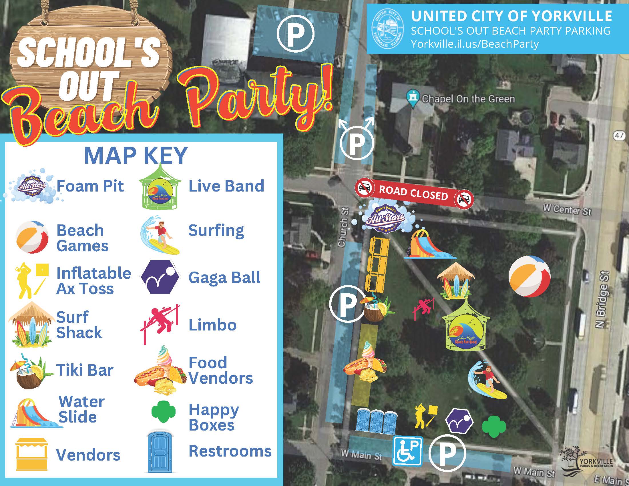 2025 Beach Party Map