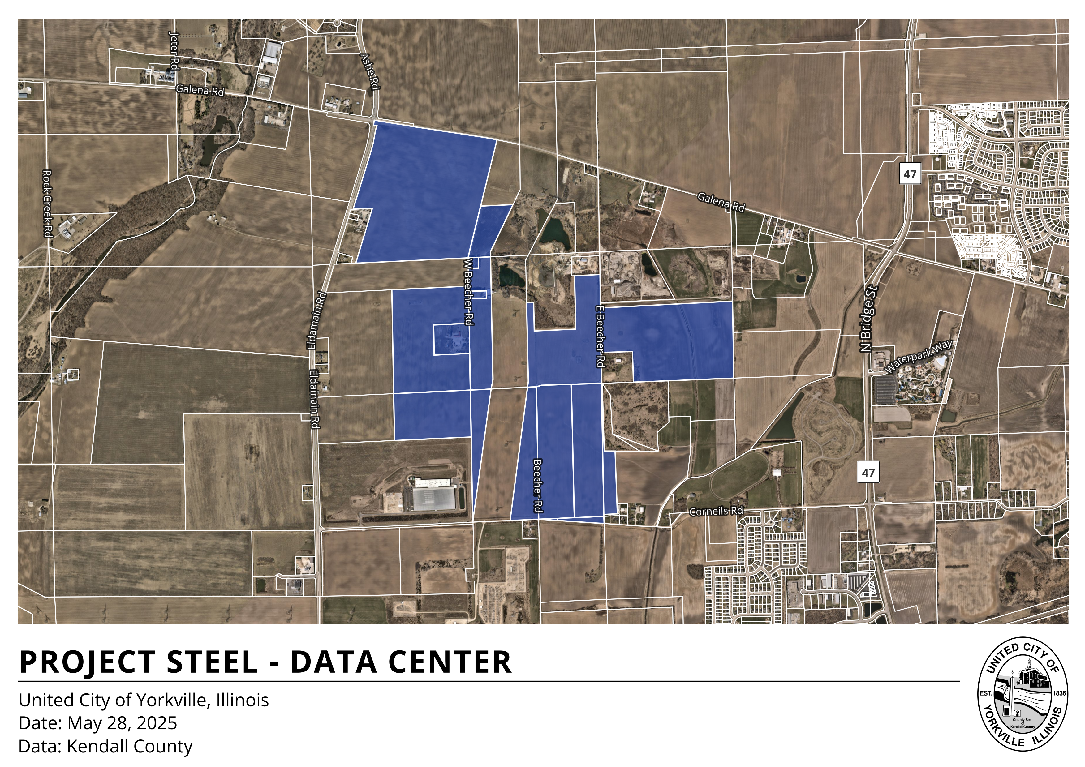 Project Steel - Location Map 5.28.25