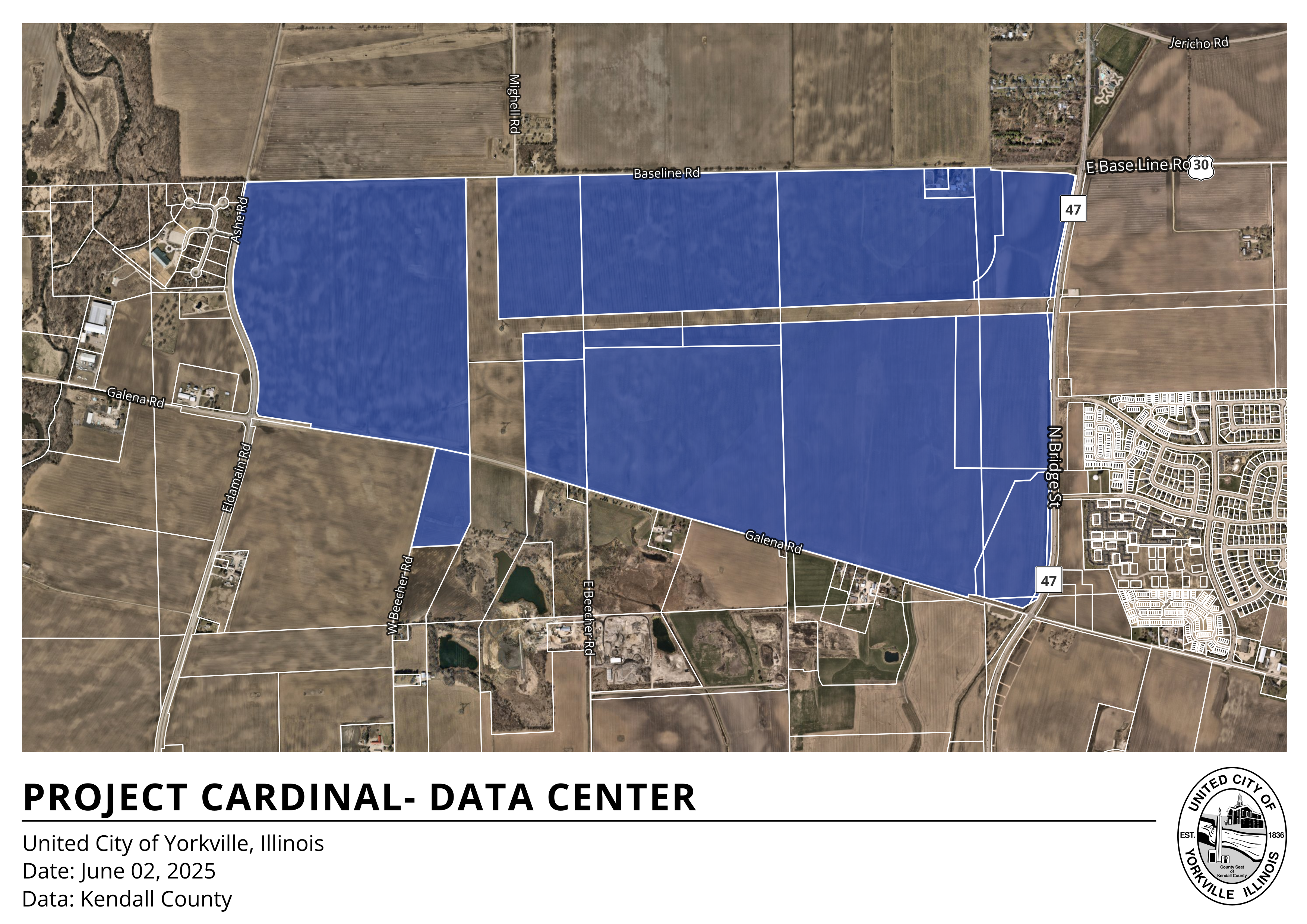 Project Cardinal - Location Map 6.2.25